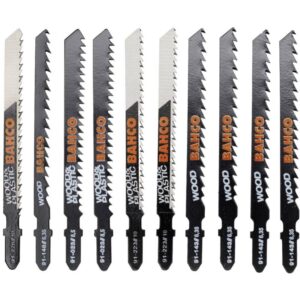 Jeu de lames de scie sabre Bahco HCS pour bois et plastique