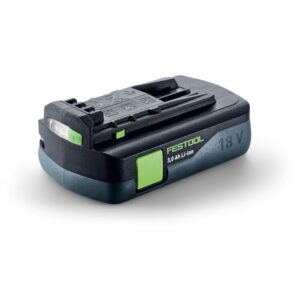 Batterie Festool BP 18 Li lithium-ion avec indicateur LED et cadre Softgrip