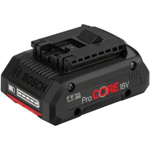 Batterie Bosch ProCORE 18V 4Ah avec indicateur d’état de charge intégré