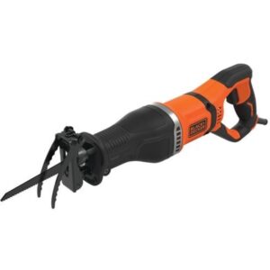 Scie sabre BLACK+DECKER BES301K-QS filaire avec support de branche amovible