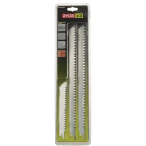 Lames scie sabre Ryobi RAK03SSRB, lot de trois lames en acier inoxydable