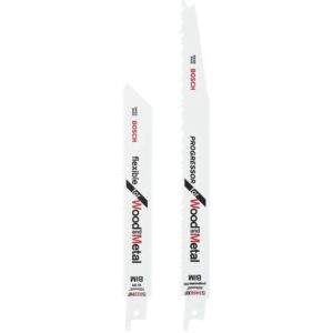 Lames Bosch Progressor Flexible BIM pour scie sabre, deux références pour bois et métal