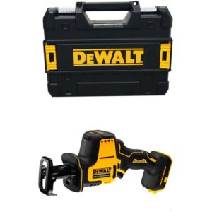 Scie sabre Dewalt DCS369NT compacte avec coffret TSTAK pour rangement