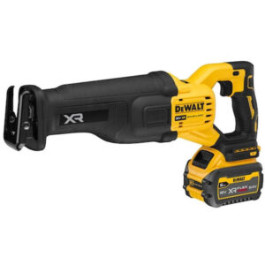 Scie sabre Dewalt DCS386T1-QW sans fil avec coffret et batterie 6 Ah