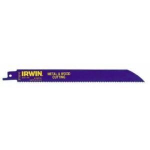 Lames de scie sabre Irwin 610R bimétalliques, lot de cinq, longueur 150 mm