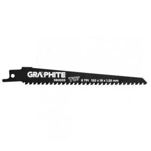 Lame de scie sabre GRAPHITE spéciale pour panneaux de fibrociment et matériaux de construction