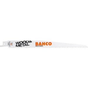 Lame Bahco 3940-150-6-ST bimétal, proposée en lot pour bois et métal