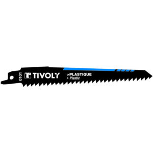 Lames Tivoly pour scie sabre en lot de deux avec attache universelle