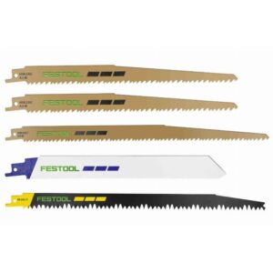 Le jeu de lames Festool RS-Sort/5 pour bois et métal, rangé dans un Systainer³
