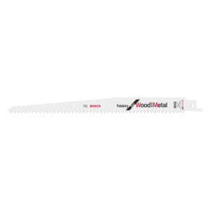 Lame Bosch S1111DF Heavy pour scie sabre, lot de cinq pièces