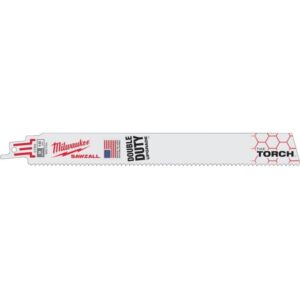 Lame Metabo a25TORCH bimétal pour découpe de métaux, lot de 25 pièces