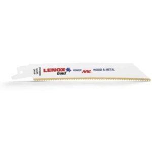 Lames scie sabre Lenox à denture 10 dents par pouce, lot de cinq pièces