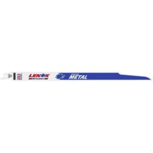 Lame Lenox 21510118R BIM pour scie sabre, présentée avec sa denture