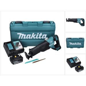Scie sabre Makita DJR187 sans fil avec batterie, chargeur et coffret