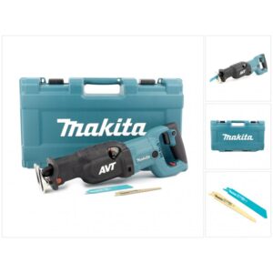 Scie sabre Makita JR 3070 CT filaire présentée avec son coffret Makita