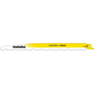 Lames Metabo Precision Wood pour scie sabre, avec denture dédiée au bois