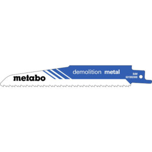 Lame Metabo Demolition Metal bimétal avec denture avoyée et fraisée