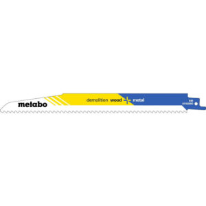 Lames Metabo Demolition Wood Metal bimétal pour bois cloué, métal et plastiques