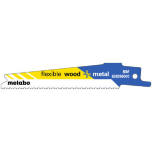 Lames de scie sabre Metabo bimétal pour bois, métal et plastiques