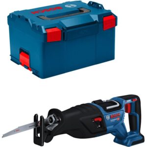 Scie sabre Bosch GSA 18V-28 avec deux lames et coffret L-BOXX