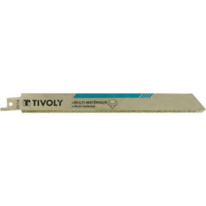 Lame de scie sabre Tivoly diamant présentée en étui carton, longueur 200 mm