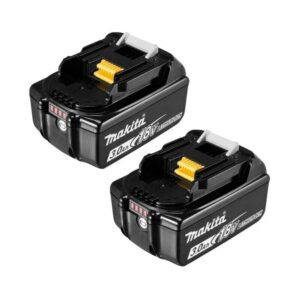 Batteries Makita BL1830BX2, lot de deux accumulateurs Li-Ion à glissière