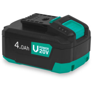 Batterie VONROC 20V avec port USB-C bidirectionnel et boîtier caoutchouté